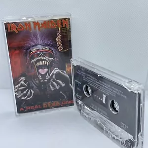 Iron Maiden A Real Dead One Cassette Tape USA Import No Barcode Version Rare - Picture 1 of 4