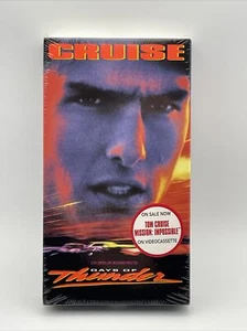 NEW SEALED VHS - Days of Thunder Tom Cruise Kidman Paramount 1990 Watermark - Picture 1 of 14
