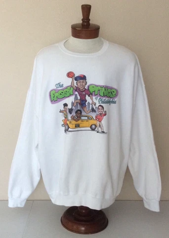 The Fresh Prince Of Philadelphia White Graphic Sweatshirt 76ers Joel Embiid Cover