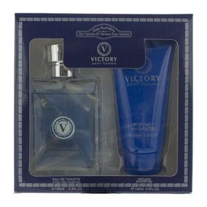Designer French Collection Victory Eau de Toilette 2 Pieces Gift Set For Men - Picture 1 of 1