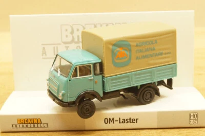 Scala Ho BREKINA 34609 Klein-Laster Autocarro Om Lupetto 25 " Aia Alimentari " - Immagine 1 di 4