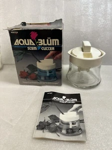 Aqua-Blum Underwater Stem Cutter w/ Glass Decanter & Instructions - ROSESTAR - Picture 1 of 12