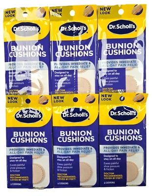 Cojines de fieltro Dr Scholls BUNION 6ct (paquete de 6)   Foto 1 de 2