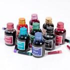 10Pcs Fountain Pen Ink 30Ml In Bottle Choice Of 10 Colours Rich Bright Hot