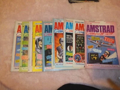 Usuário de computador Amstrad - 9 edições de 1988 - Computação e jogos antigos - Imagem 1 de 4