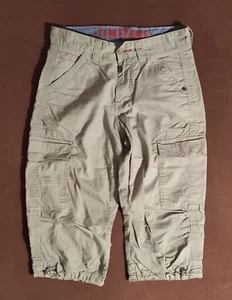 TimeZone 3/4 Cargo Baggy Stoffhose Shorts W30 Bundweite 40 cm Salvatore hellgrau - Bild 1 von 10
