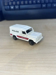 Used Corgi Land Rover 110 Panel Van Police Vehicle White Diecast Collectors - Picture 1 of 5