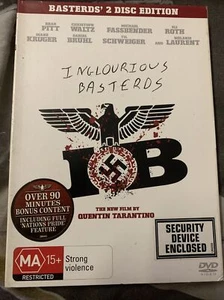 INGLOURIOUS BASTERDS 2 DISC SET DVD (b74/4) Free Postage - Picture 1 of 2