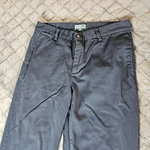 Polo by Ralph Lauren Youth 18 Big Boys Navy Blue Chino Uniform Pants Red Pony - Picture 1 of 10