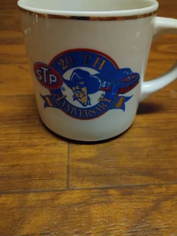 Collectible Richard Petty STP 20th Anniversary Collectible 13 oz coffee mug Cover