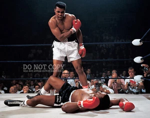 Muhammad Ali Photograph 8 X 10 - Rare 1965 Sonny Liston Knock Out - Poster Print - Picture 1 of 1