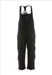 RefrigiWear Overalls Mens 3XLarge Black Insulated Softshell Bib Overalls NWT - Picture 1 of 4