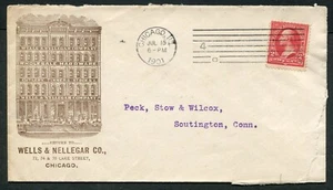 CHICAGO ~ WELLS & NELLEGAR CO., Hardware Store~ Illus. Advertising Cover 1901 - Picture 1 of 2