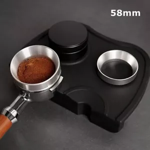 58mm Aluminum Coffee Grinder Dosing Funnel Espresso Ring For Portafilter - Picture 1 of 11