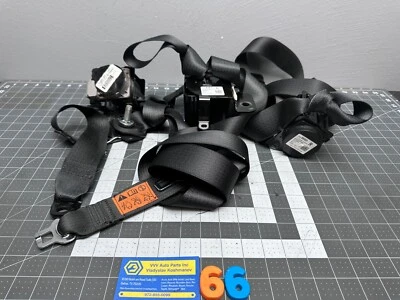 JUEGO DE CINTURÓN DE SEGURIDAD TRASERO IZQUIERDO DERECHO CADILLAC CTS 14-19 negro OEM Foto 1 de 4