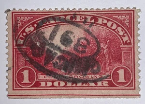 Travelstamps: 1912-13 US Stamps Scott # Q12 ,$1 Dollar Fruit Growing ,Used, Ng - Picture 1 of 6