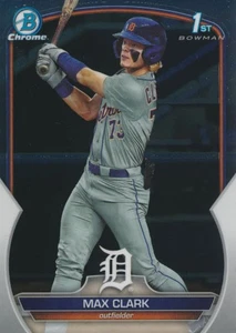 2023 Bowman Draft CHROME #BDC-76 MAX CLARK - 1st - Detroit Tigers - Bild 1 von 1