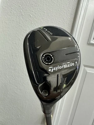 Left Hand TaylorMade Qi35 Rescue 22* 4H Hybrid Reg Fuji Ventus Blue 6R Pre Own - Image 1 of 4