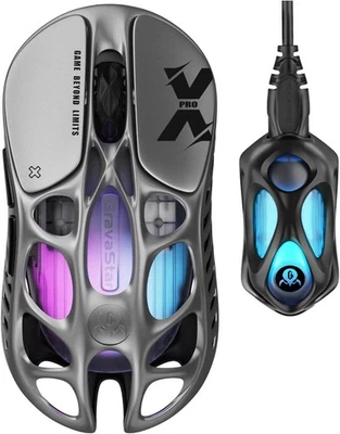 GravaStar Mercury X Pro Wireless Gaming Mouse, 8K Dongle–32,000 DPI-Professional - Image 1 of 4