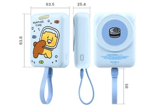 Batterie auxiliaire Kakao Friends Choonsik Daily charge rapide 10 000 mAh sans fil - Photo 1 sur 18