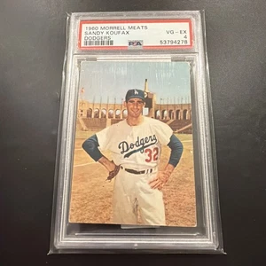1960 Morrell Meats Sandy Koufax Dodgers PSA 4 VG-EX  - Bild 1 von 2