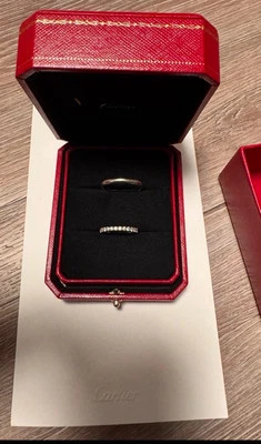 Exklusives Cartier Ehering-Set – Platin & Diamanten - Bild 1 von 4