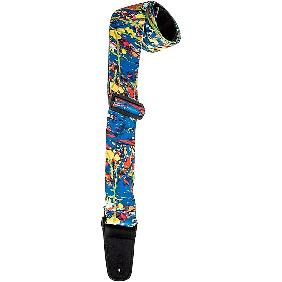 Henry Heller Nylon Series Artist Sublimation Splatter Guitar Strap - Image 1 of 1