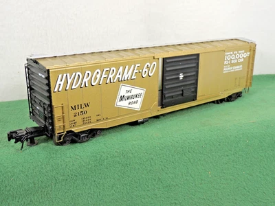 ATLAS MILWAUKEE ROAD 50' PS-1 GOLD BOX CAR HYDROFRAME #6578 O SCALE 3 RAIL NIB - Image 1 of 4