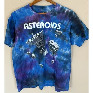 Asteroids Ripple Junction Atari T-Shirt Men's XL Tie Dye Graphic Tee - Picture 1 of 3