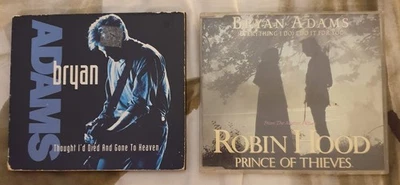 Bryan Adams - Thought I'd Died And Gone To Heaven + Everything I Do - CD Singles - Image 1 of 4
