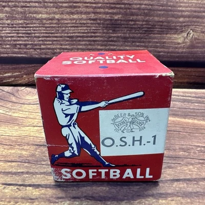 Cabezal doble vintage J. deBeer & Son O.S.H. -1 Softbol Individual NUEVO PRECINTADO Foto 1 de 4