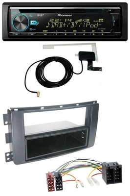 Pioneer MP3 AUX CD USB DAB Autoradio für Smart ForFour 454 ForTwo 451 ISO - Bild 1 von 4