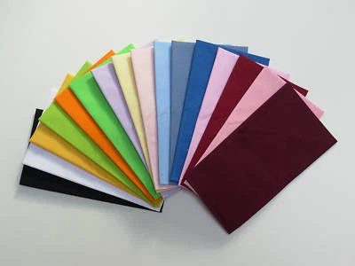 Карман квадратный Kona хлопок плоский верхний предварительно сложенный и сшитый готов скольжения в кармане - Изображение 1 из 2