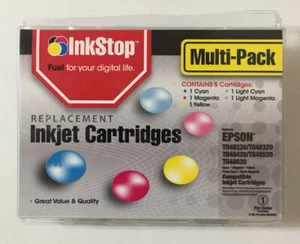 InkStop Epson Multi-Pack 5 Cart T048220 T048320 T048420 T048520 T048620 Open/NEW - Picture 1 of 8