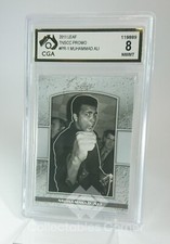 2011 Leaf Muhammad Ali Promo Card Graded 8