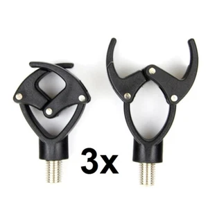 3x Butt Grip Quick Lock Rutenauflage-klemme Schnellverschluss Black Carp Karpfen - Bild 1 von 1