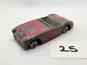 V RARE DINKY TOYS # 103 AUSTIN HEALEY 100 SPORTS TOURING RED/GREY DIECAST 1957 - Picture 1 of 5