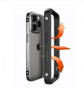 Custodia iphone XR - NERA - MODULARE - MODELLO NX - RHINOSHEILD - Foto 1 di 8