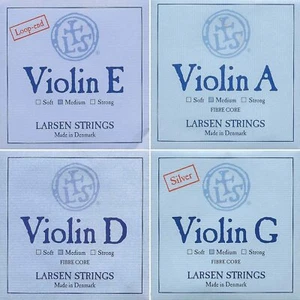 Juego de cuerdas para violín Larsen 4/4 calibre medio con extremo de bola extraíble - E - Imagen 1 de 1