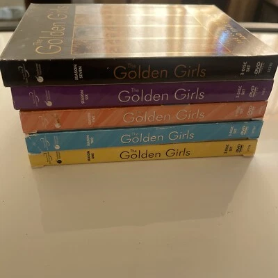 The Golden Girls Series Seasons 1,2,5,6 And 7 Missing Season 3& 4Betty White Dvd - Image 1 of 3