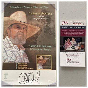 Country Great Charlie Daniels Signed Autograph 11x17 Poster - JSA - FREE S&H! - Picture 1 of 9