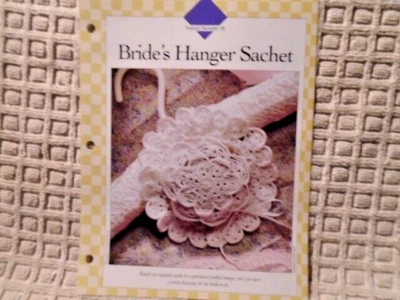 Bolsita para colgar novia boda a ganchillo patrón único Vanna blanca Foto 1 de 2