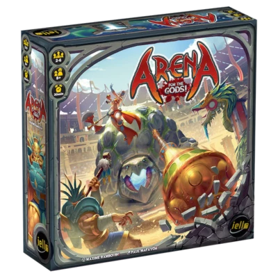 ARENA FOR THE GODS! - Board Battle Game - For 2 - 6 Players by IELLO Games - Image 1 of 2