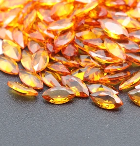 Marquesa Citrino Madeira Nano Cristal Resistente al Calor Sintético Laboratorio Citrino Piedra - Imagen 1 de 9