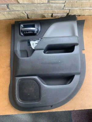 2014 2015 Sierra 1500 2500HD 3500HD PAINEL INTERNO TRASEIRO DIREITO PORTA PRETO - Imagem 1 de 4