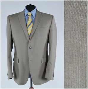 Mens Light Brown Blazer 46R UK Size STONES Wool Sport Coat Jacket - Picture 1 of 11