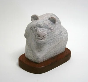 Victor Vigil Colorado Alabaster Baby Bear Sculpture - Picture 1 of 4