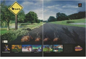 Spyro: Year Of The Dragon Print Ad/Poster Art Playstation PS1 - Picture 1 of 4