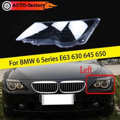 For BMW 6 Series E63 630 645 650 2004-2007 Clear Headlight Lens Front Left Side Foto 1 de 4