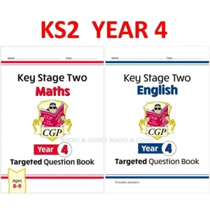 KS2 Sats Year 4 Maths English Targeted Question Books with Answer Ages 8-9 CGP - Picture 1 of 12